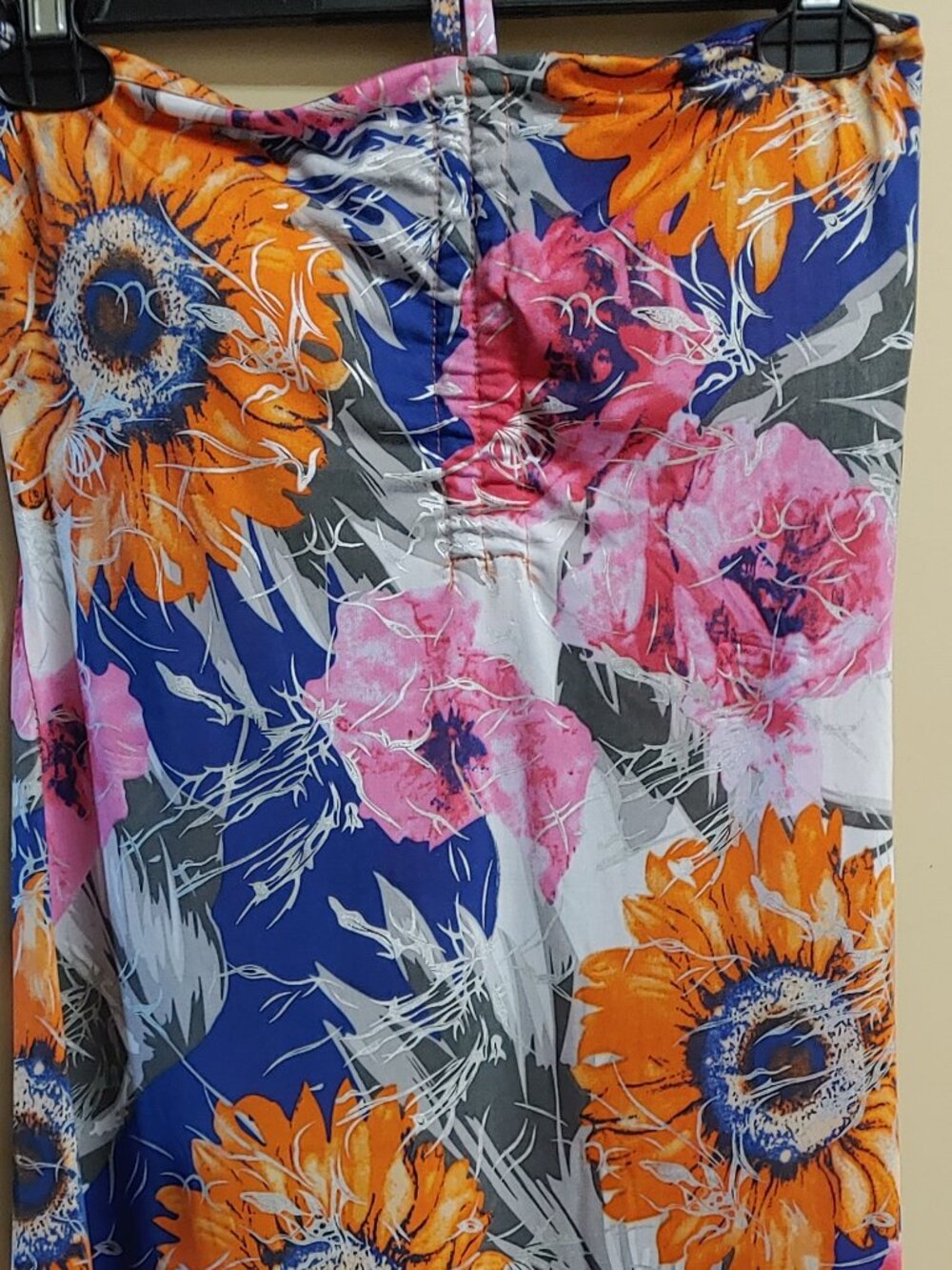 Womens strapless summer maxi